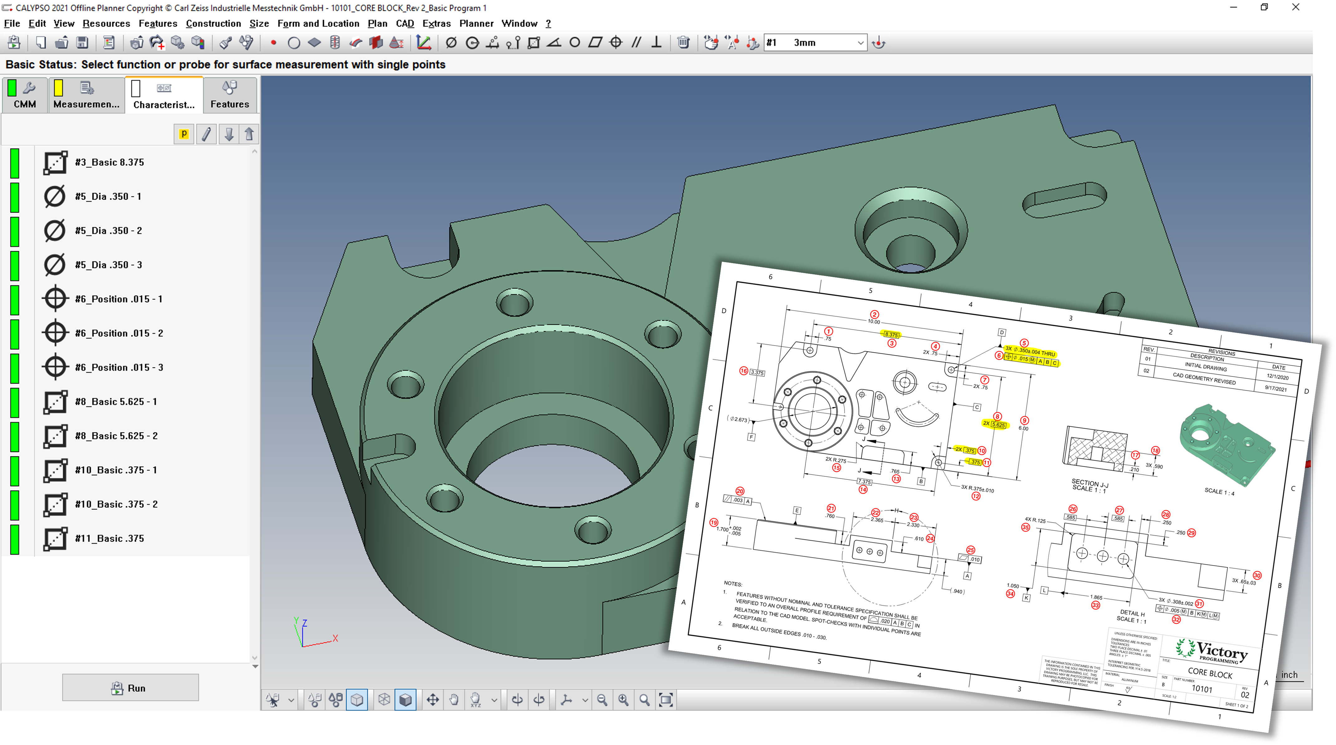 Learn Zeiss Calypso CMM programming on your own schedule