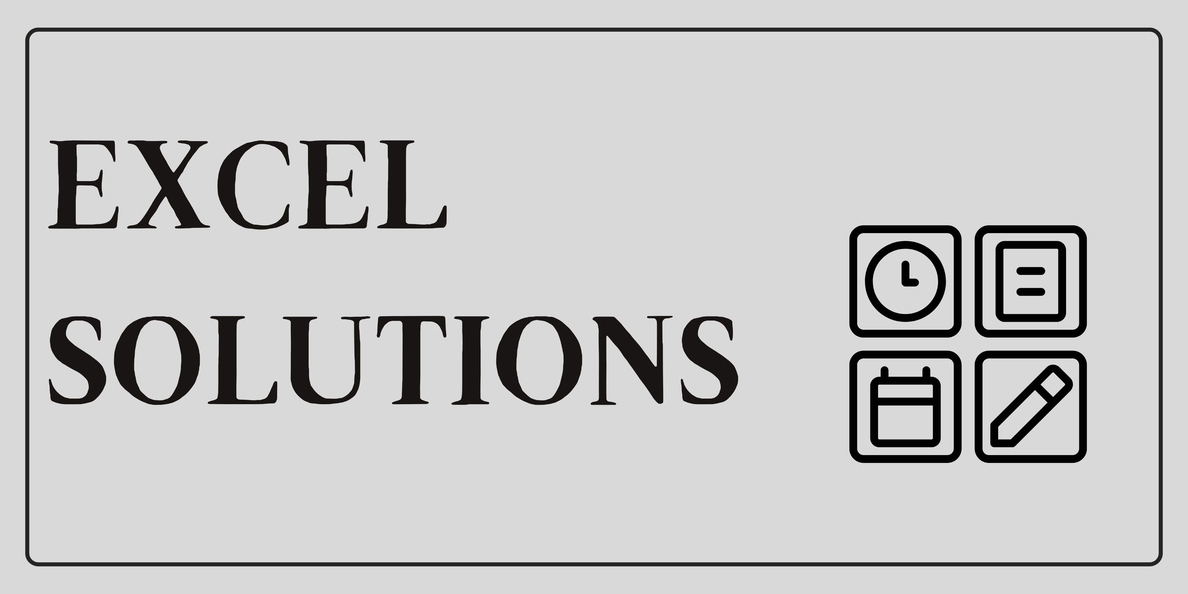 Excel Solutions