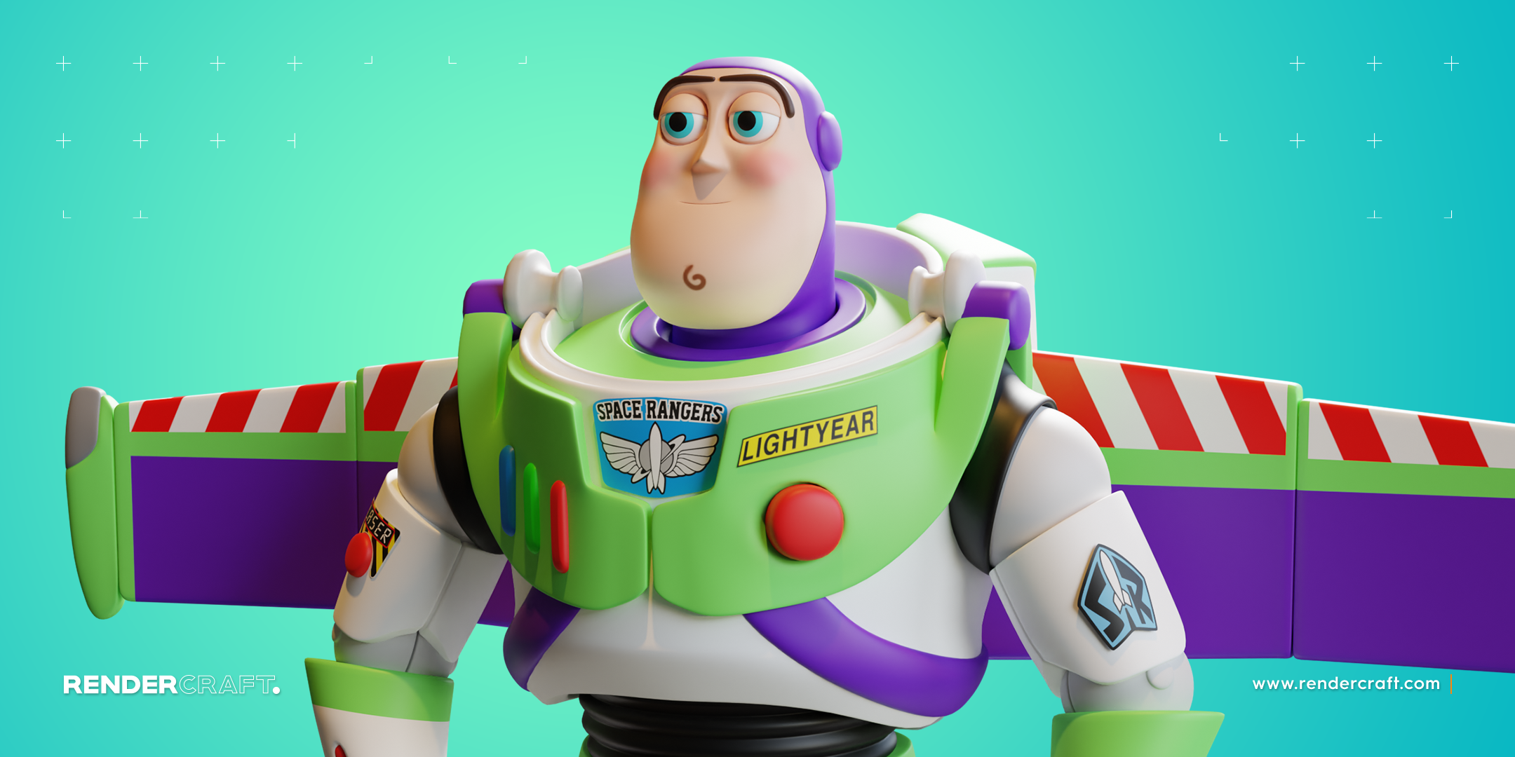 Create Toy Story Character Buzz Lightyear Blender Academy Course