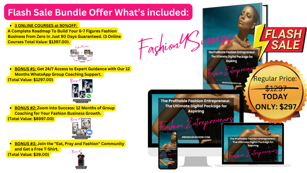 Fashion4Success the bundle offer