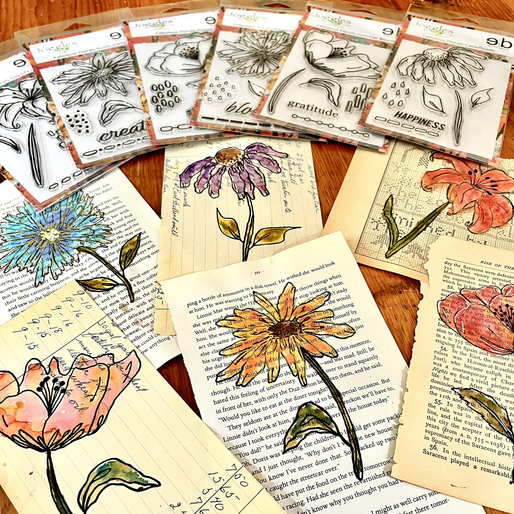 Fabulous Florals Stamps Clear Stamps