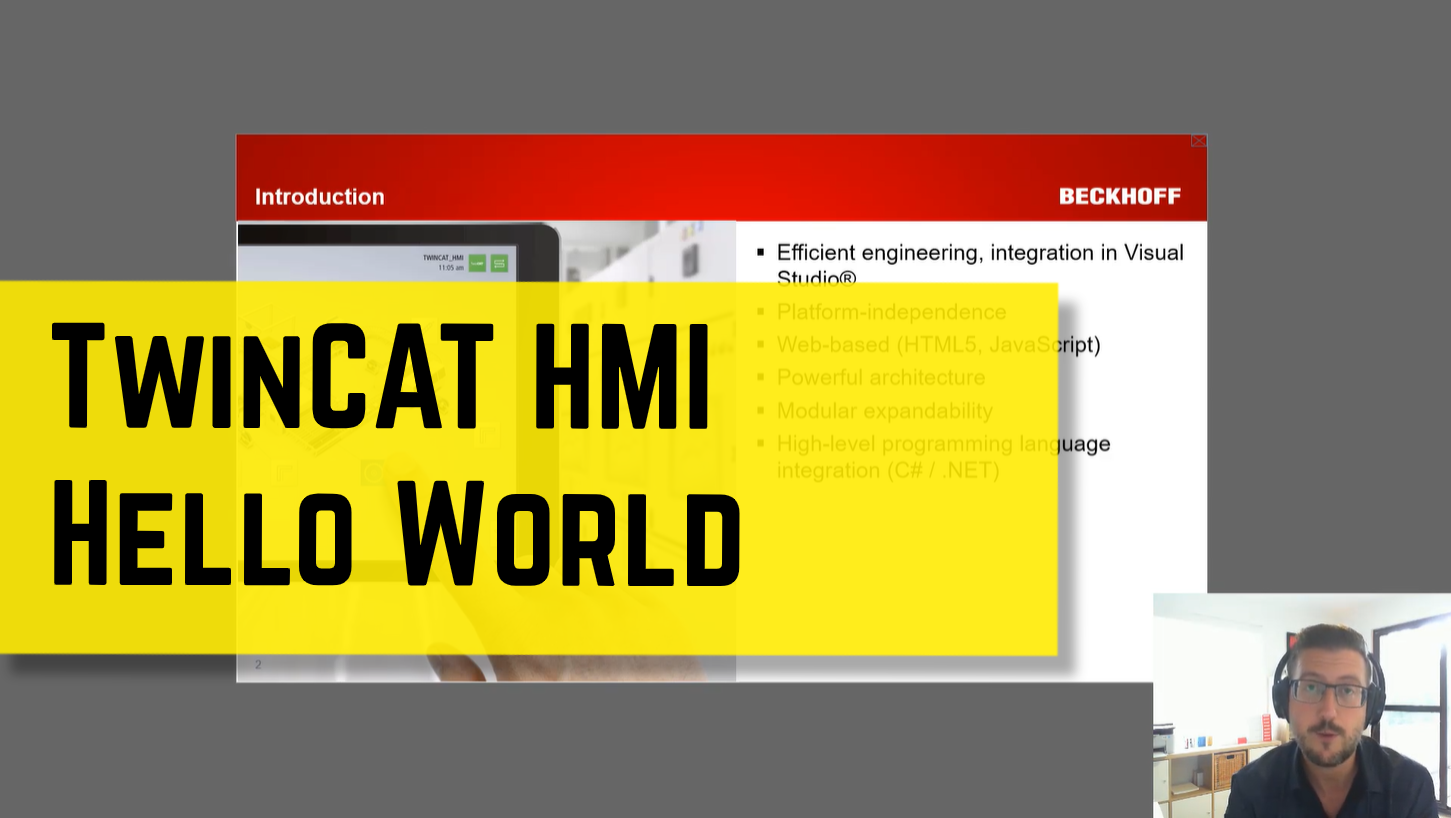 TwinCAT HMI Hello World