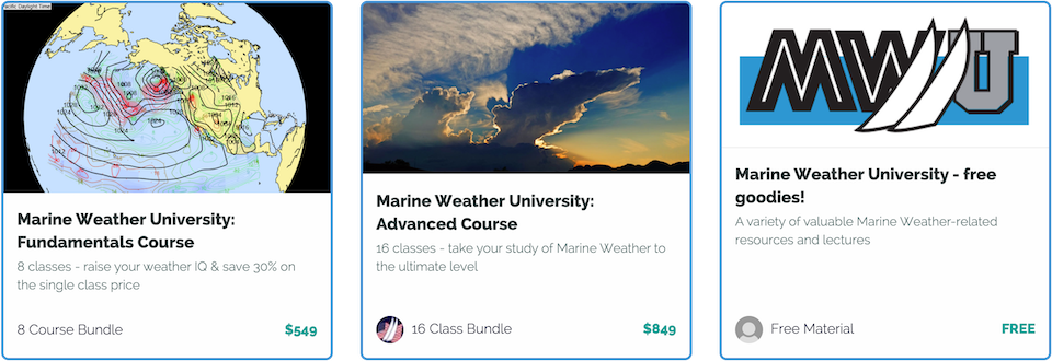 Marine Weather University Courses