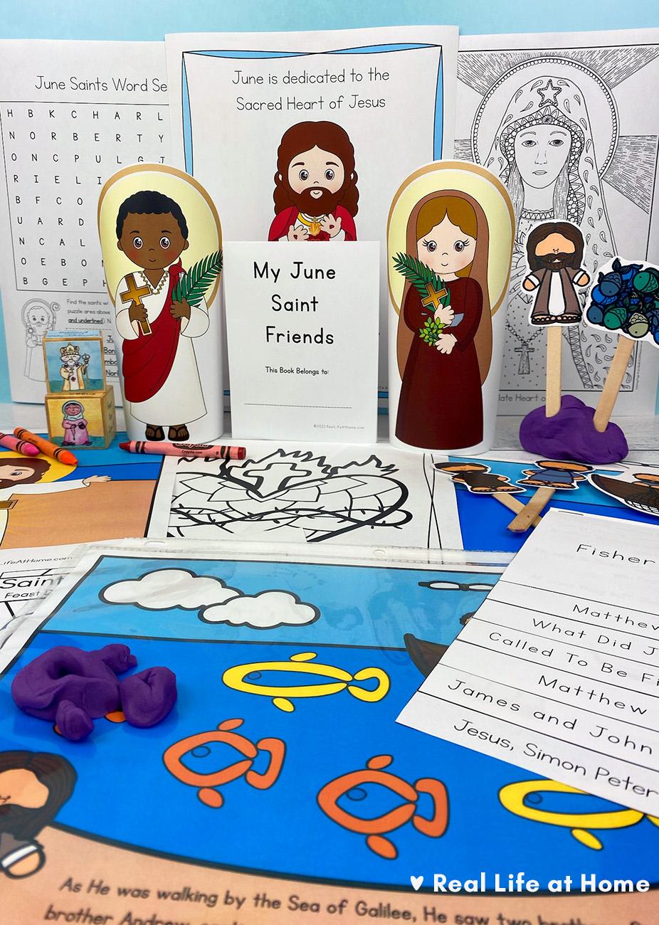 Catholic Icing Monthly Pack Kids Printables