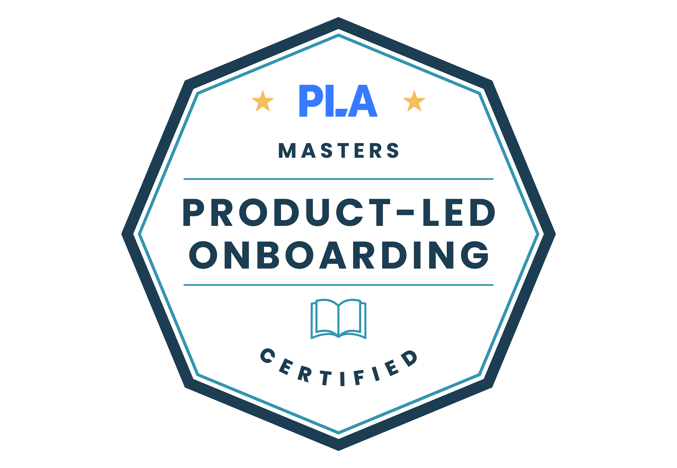 Product-Led Onboarding Certified | Masters badge