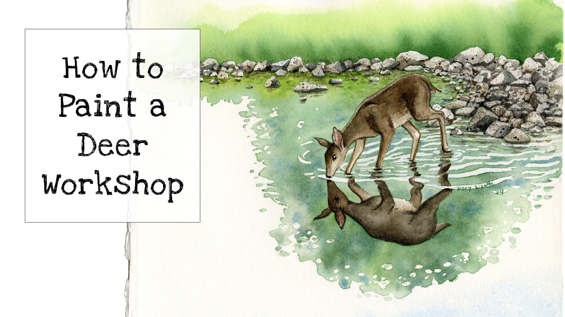 How to Paint a Deer with Watercolors