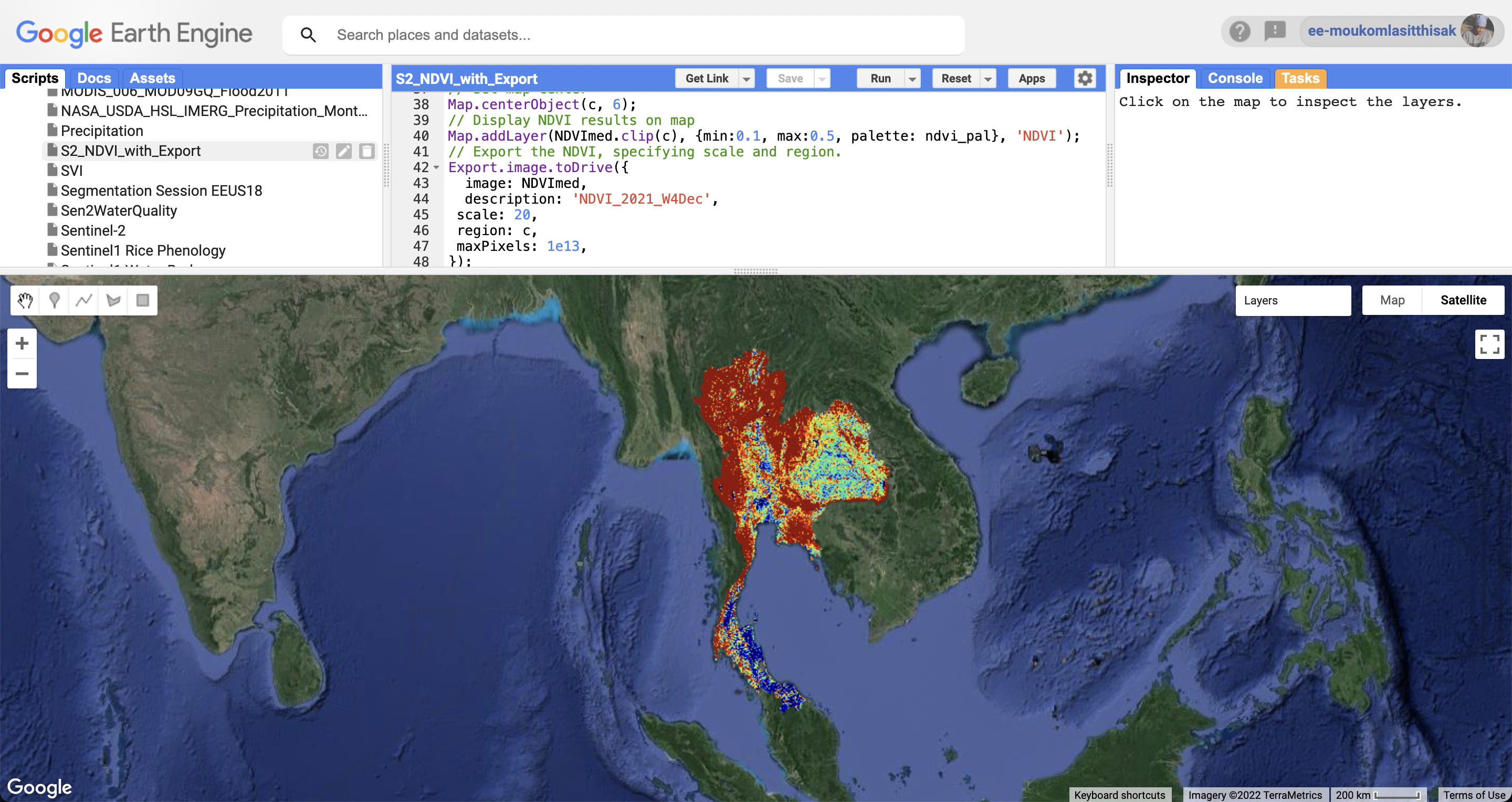 จับมือทำ Google Earth Engine