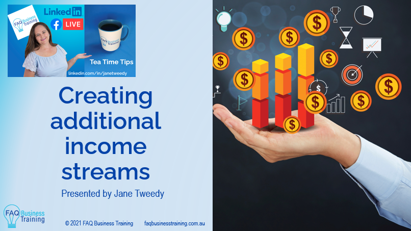 Creating additional income streams