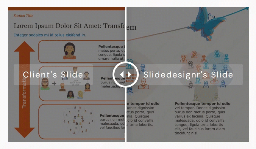Slidedesignr Real Before and After Slide