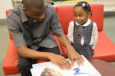 Parent and Child Reading Together