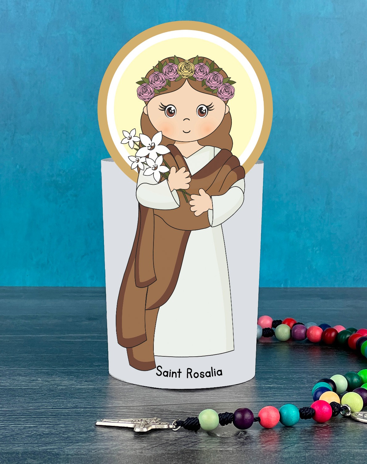 Saint Rosalia Statue Craft