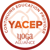 Yoga Alliance Continuing Education Provider seal of approval