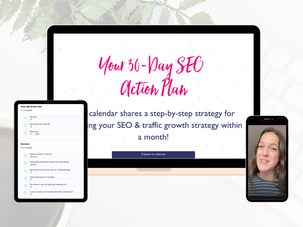 SEO Action Plan inclusions