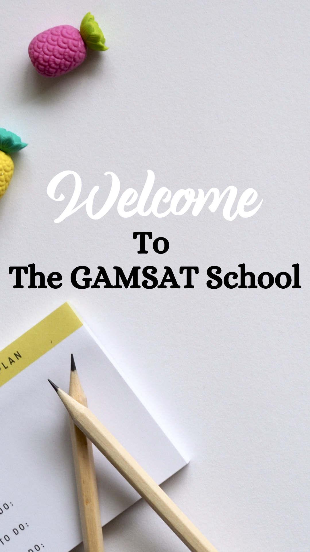 The GAMSAT School