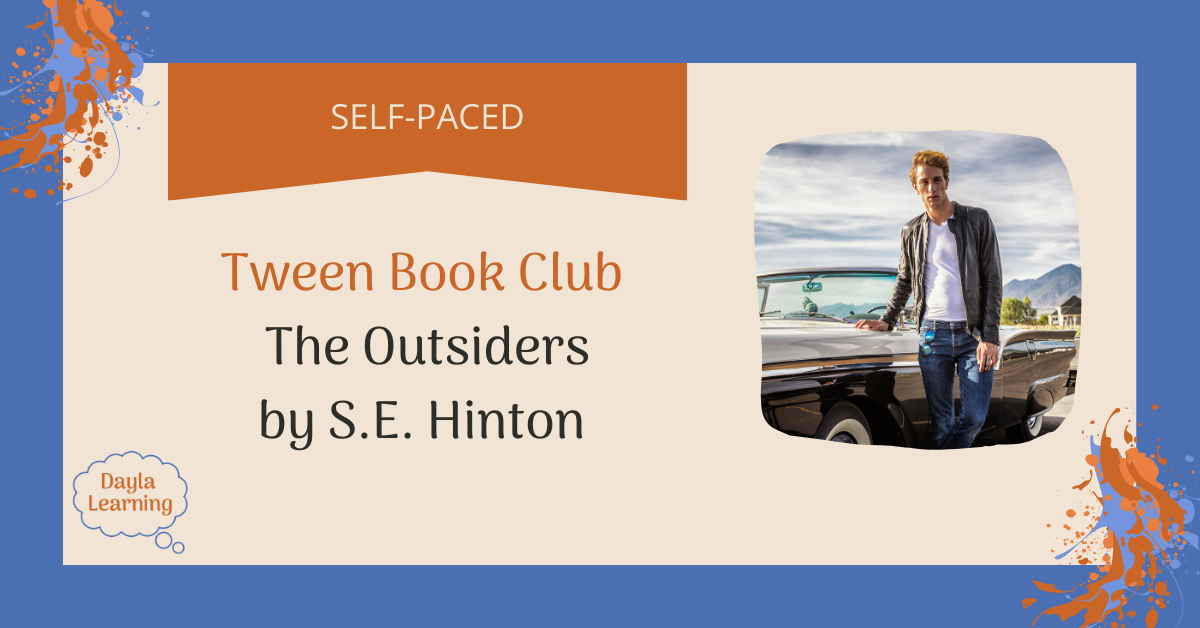 April 2024 Tween Book Club The Outsiders by S.E. Hinton