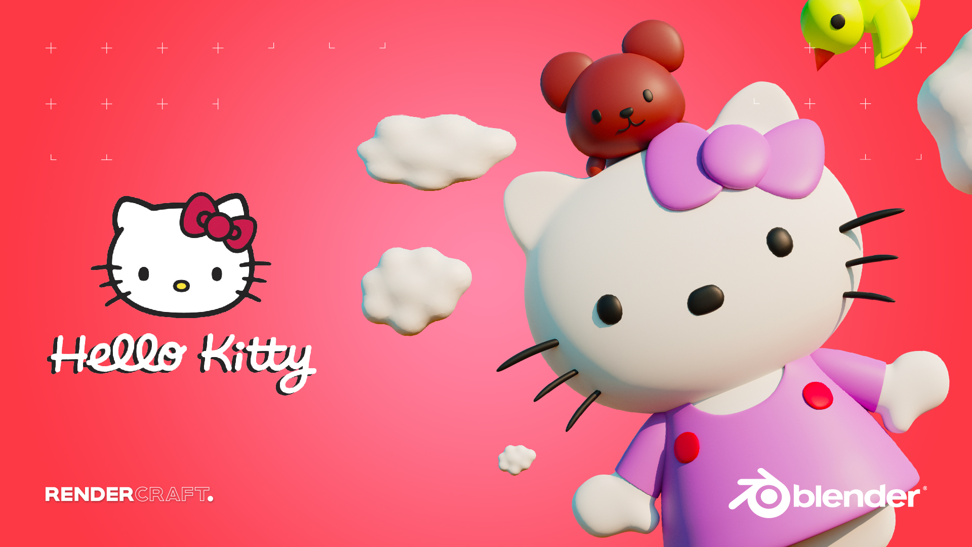 hello kitty 3d png