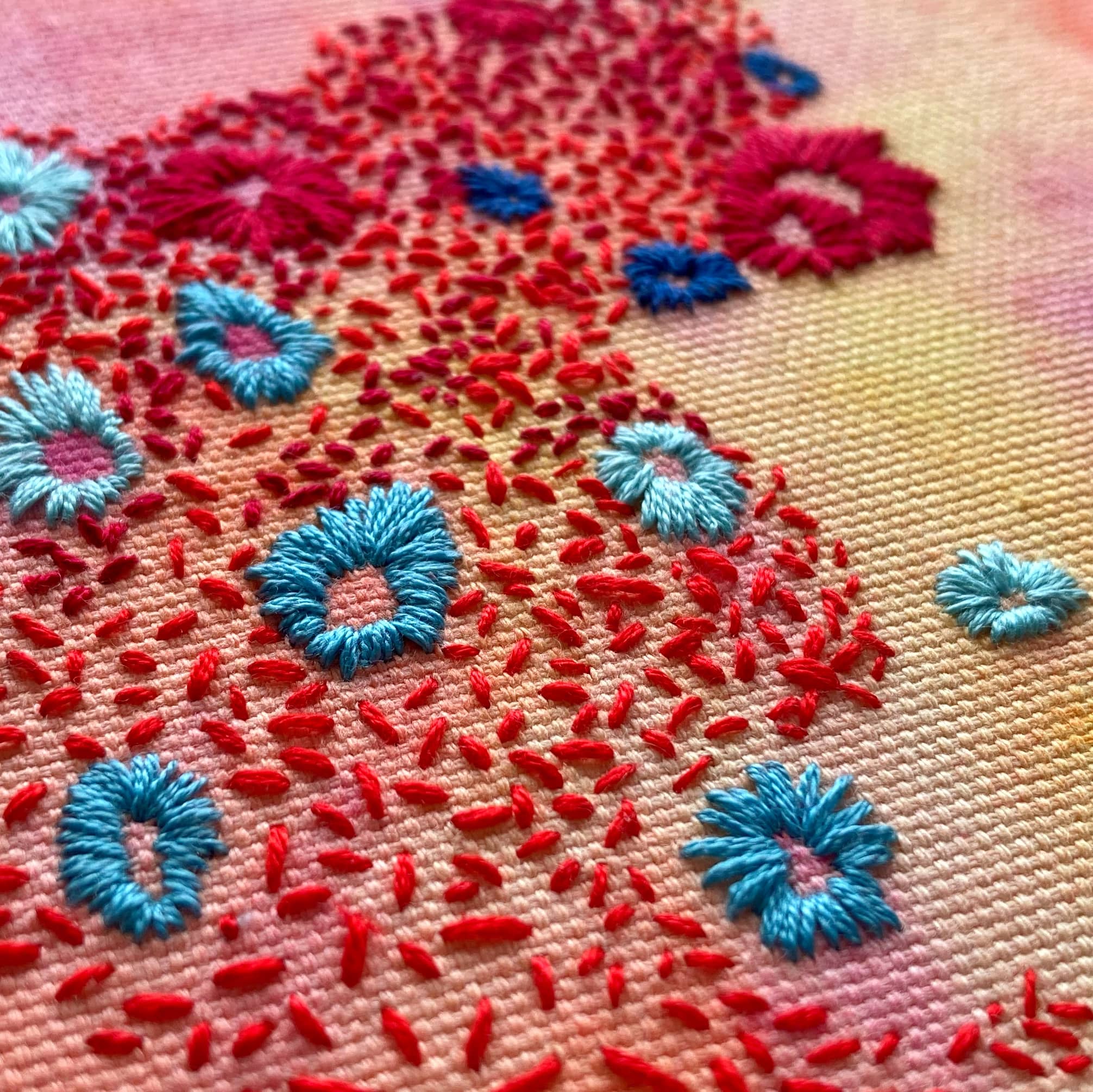 How To Embroider On Tulle — Charles and Elin