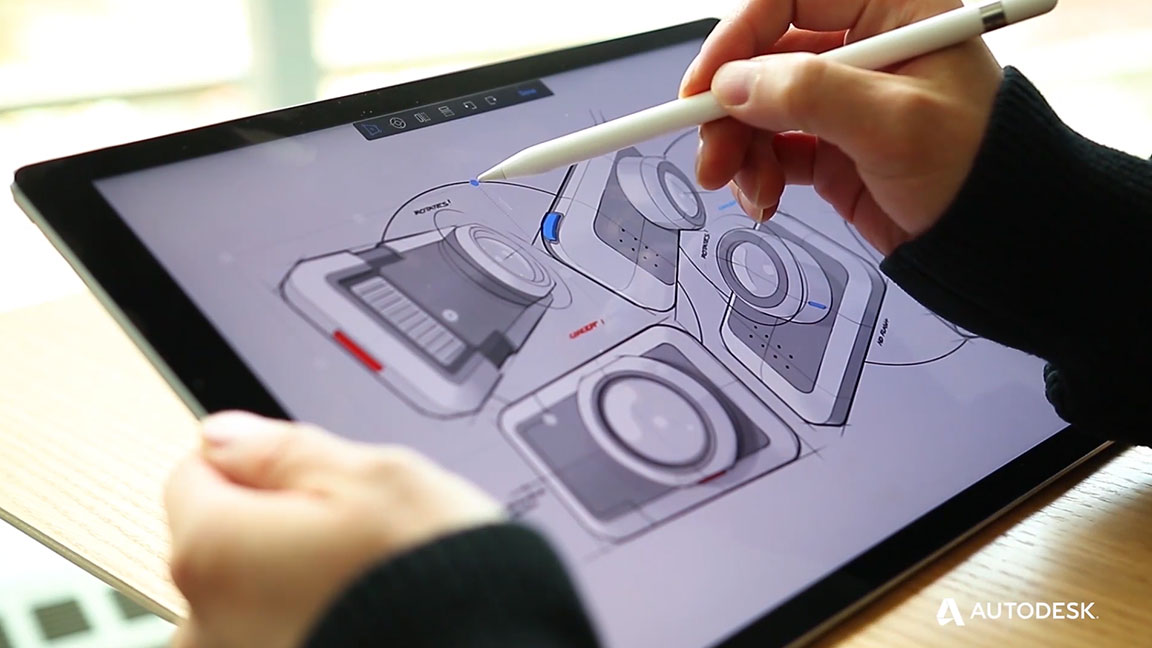 Autodesk SketchBook Einfaches Skizzieren auf dem Tablet oder Laptop!