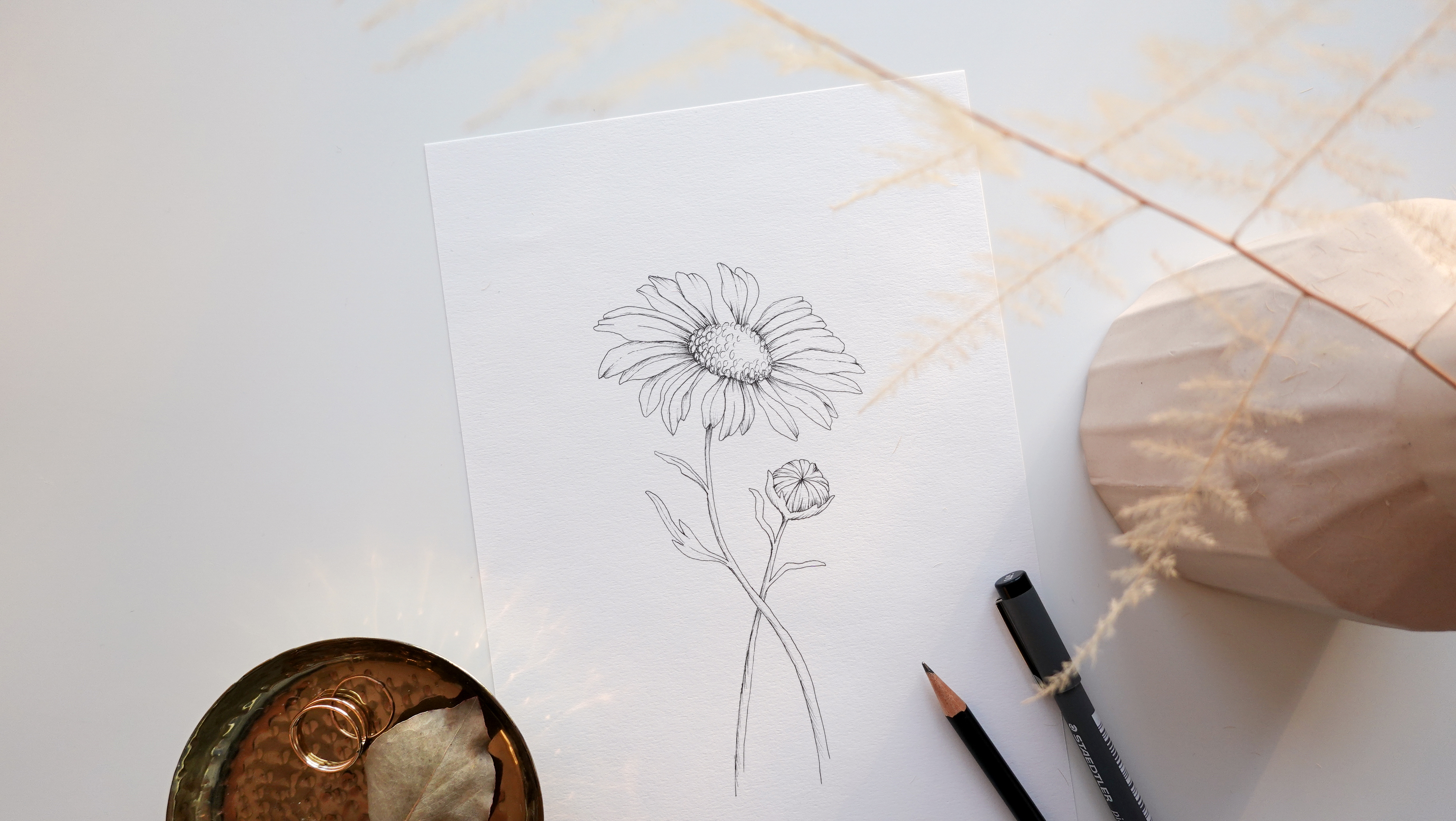 Drawing course floral art tutorials for beginners