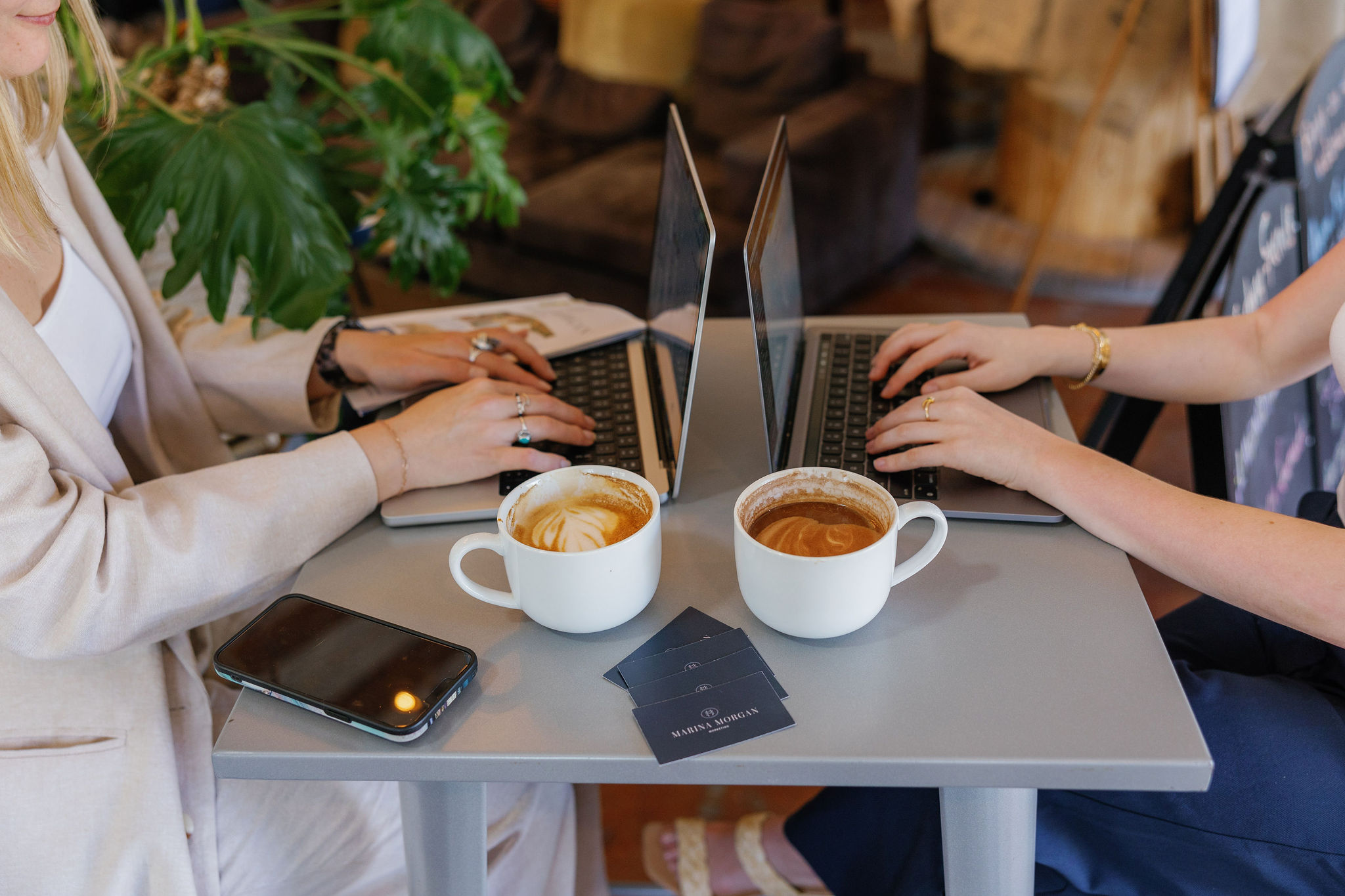 Cape Cod Coffee Shop, Working Remote on Instagram Masterclass