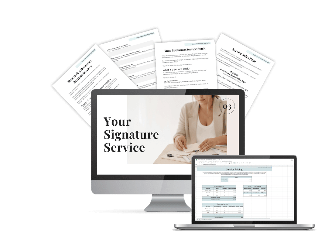 Your Signature Service Mockup