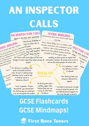 An Inspector Calls GCSE Mindmap & Flashcards