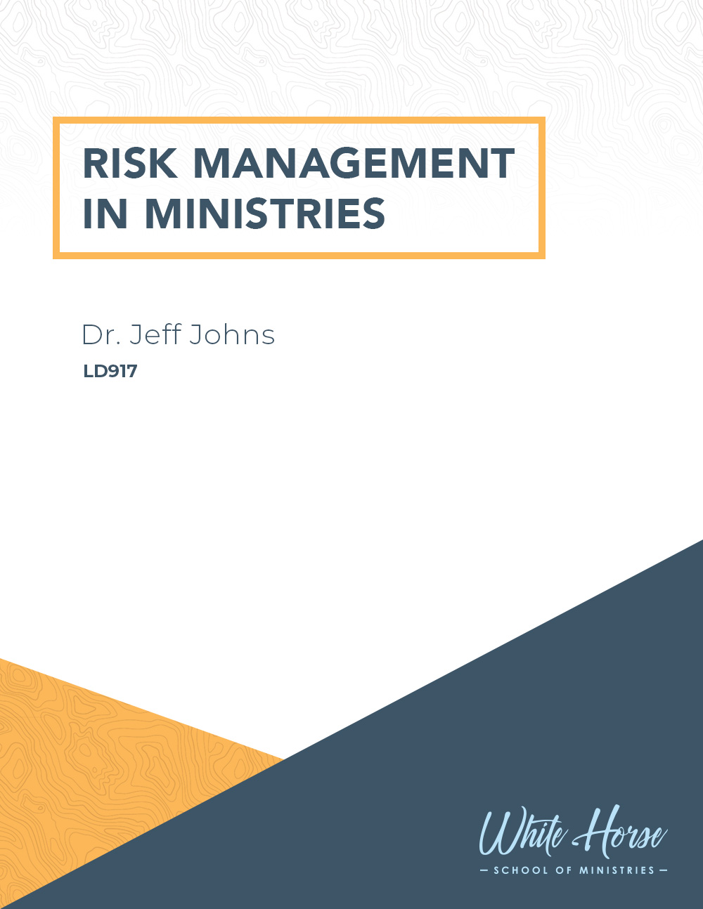 Risk Management in Ministries - LD917