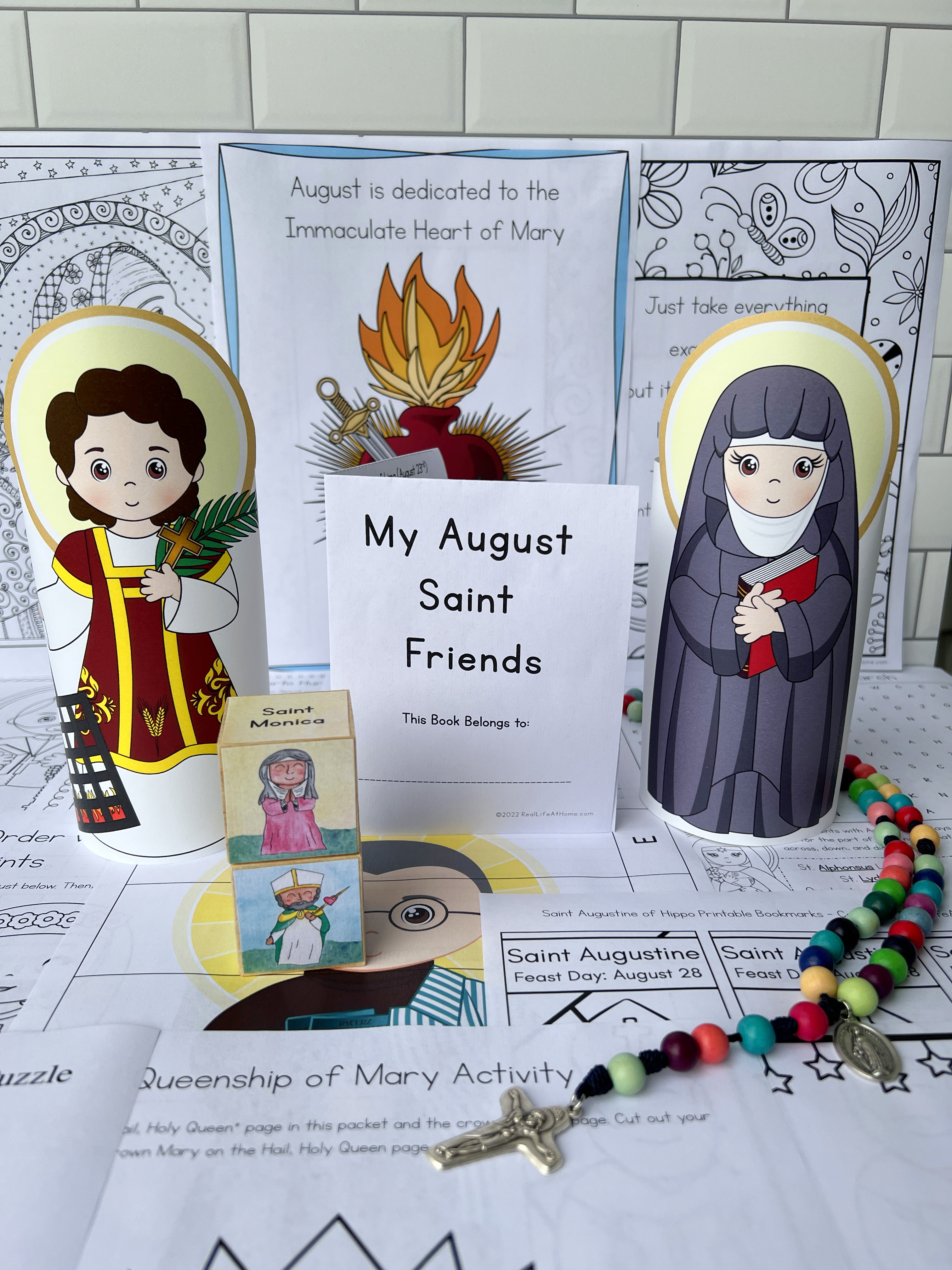 Catholic Icing Monthly Pack Kids Printables