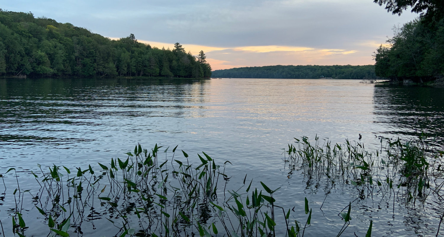 Lake in Ontario where the talks were prepared