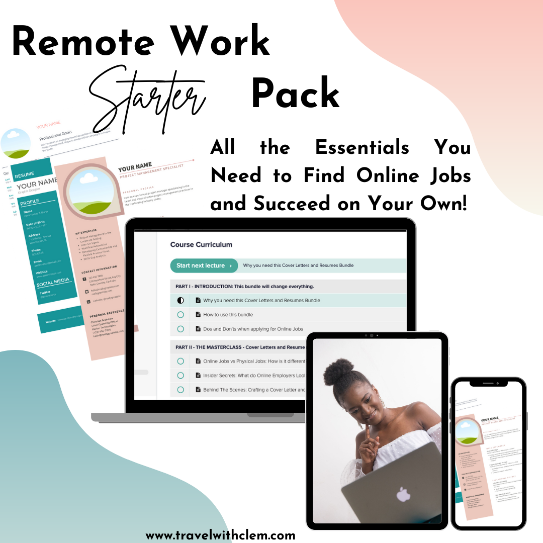remote-starter-pack-online-cover-letters-resumes