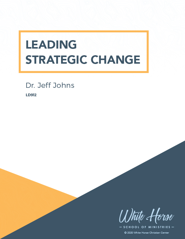 Leading Strategic Change - Course Cover