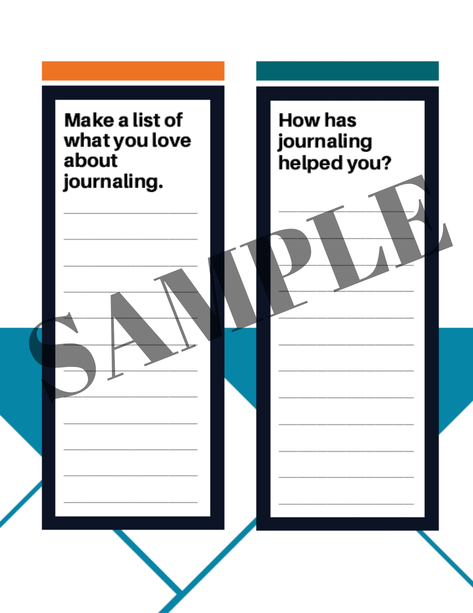 Sample Writing Prompt Page