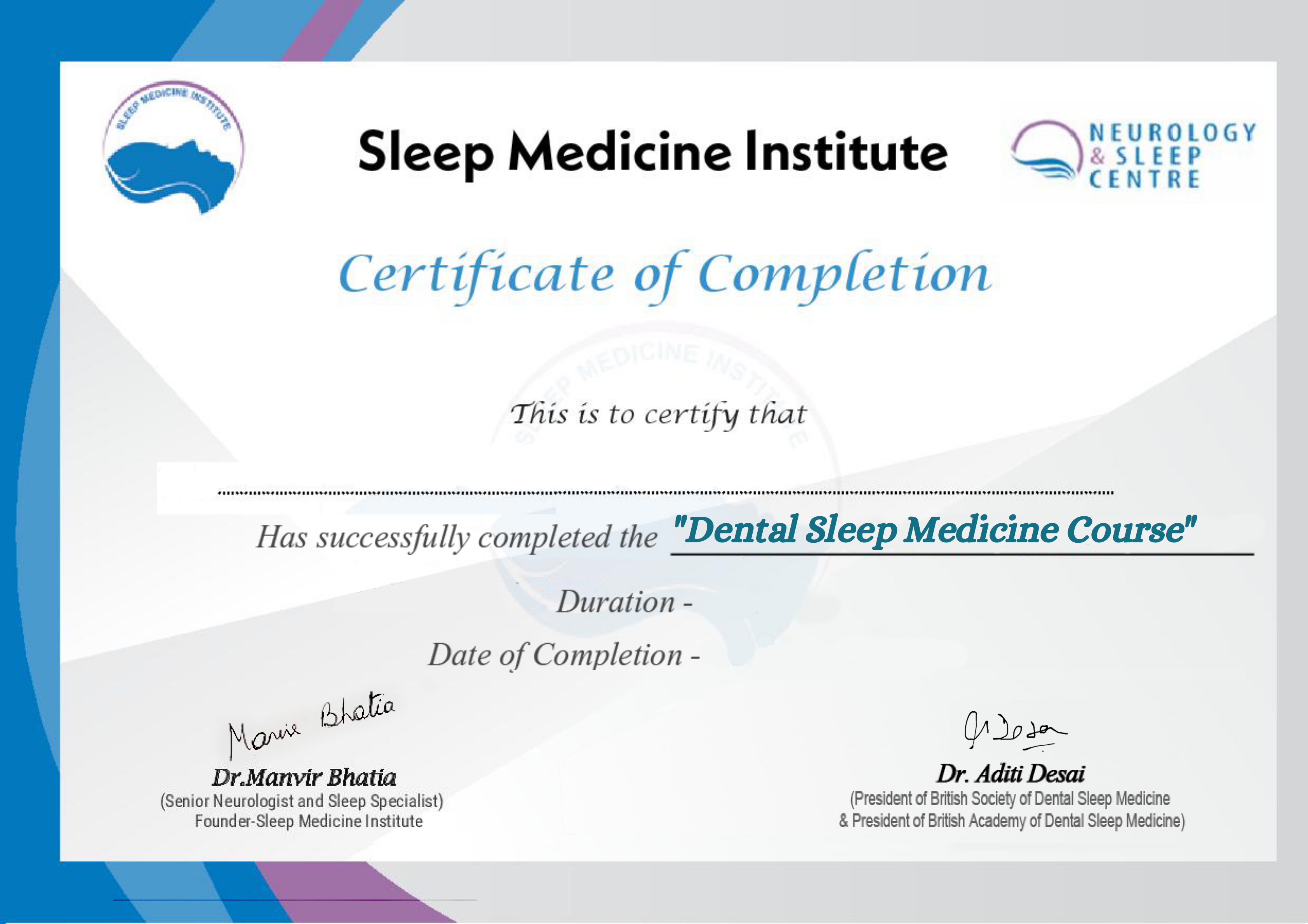 Dental Sleep Medicine Course Sleep Medicine Institute