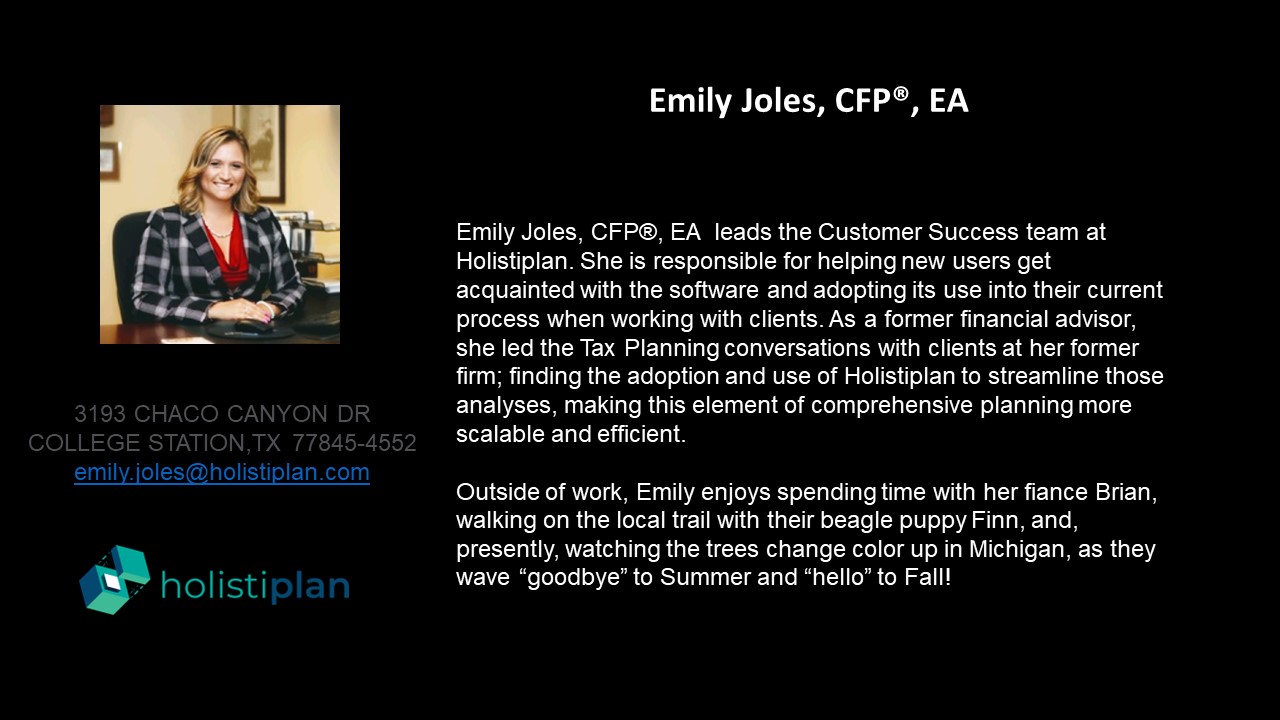 APEG Emily Joles, CFP®, EA 