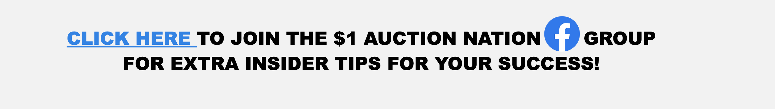 Join the $1 Auction Nation Facebook Group