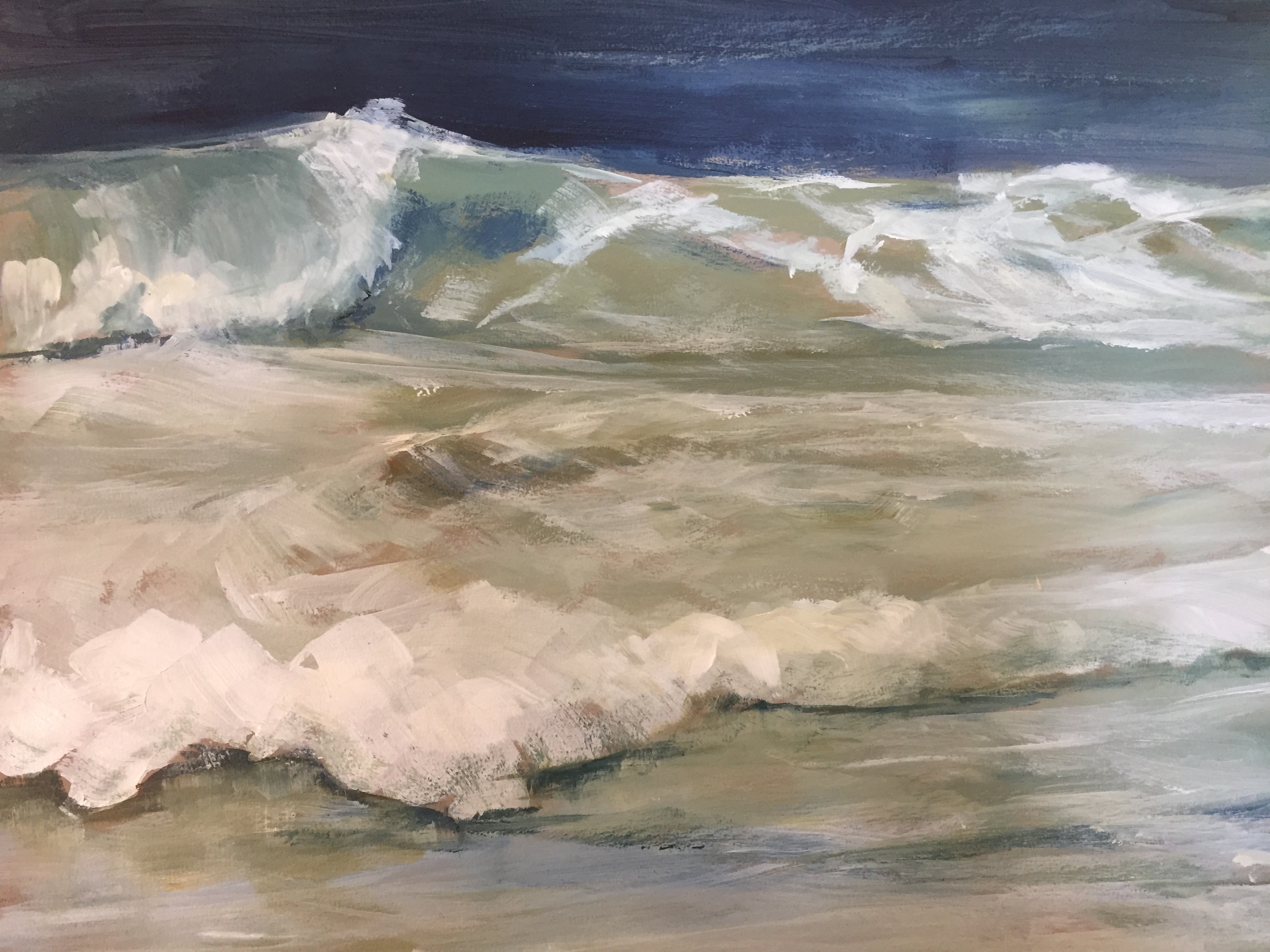 How to paint waves