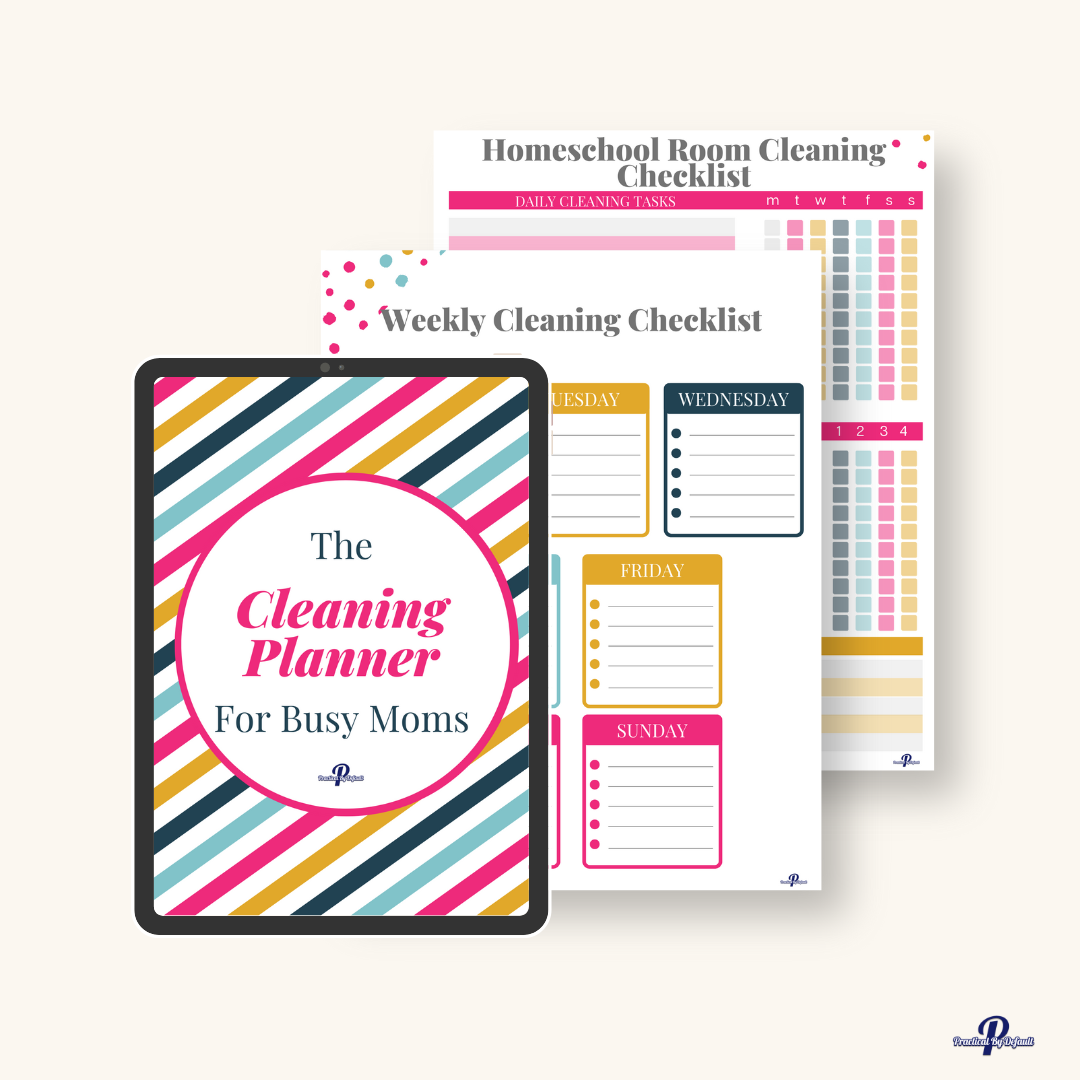 Cleaning planner cover mock up