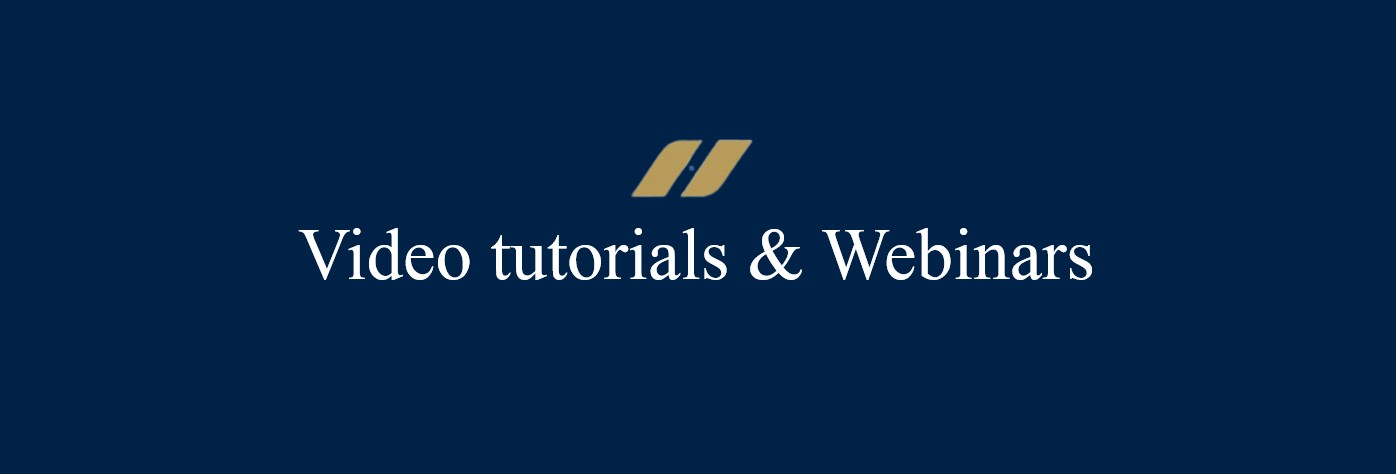 Video Tutorials &amp;amp; Webinar Recordings