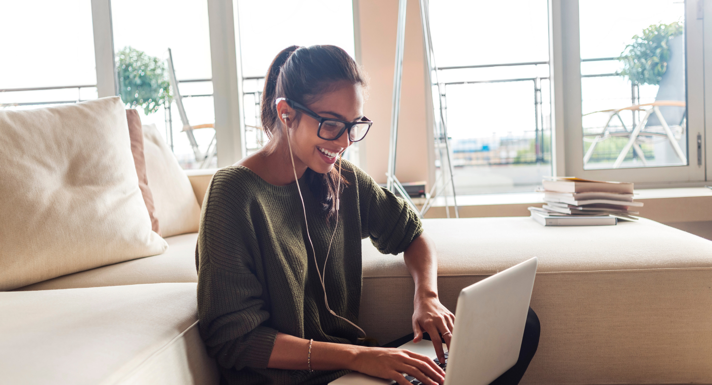 The SIMPLE Career Course™ cover displayed on a laptop screen 