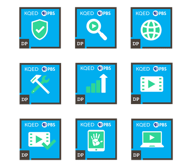 A grid showing all the micro-credential icons