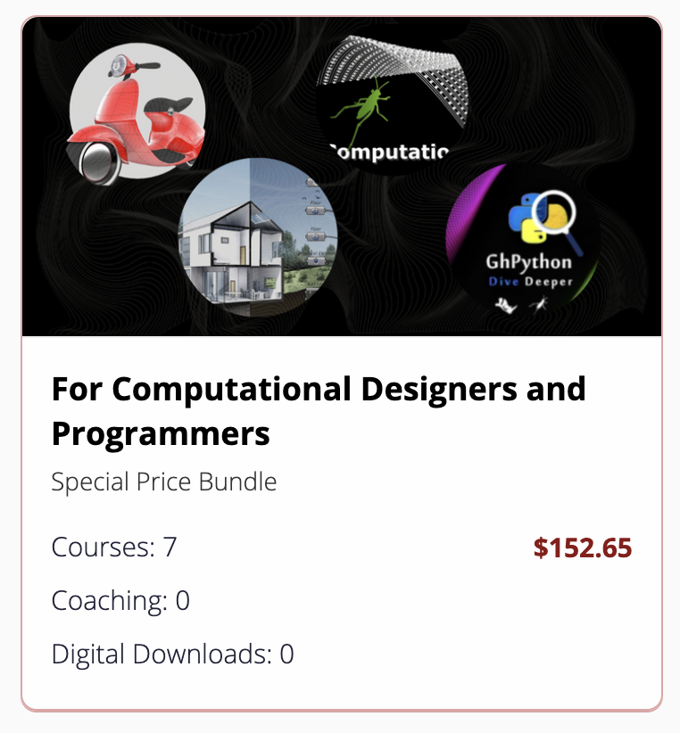 Bundle For Computational Designers