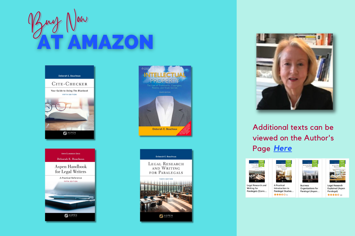 Buy books by Deborah Bouchoux on Amazon.com