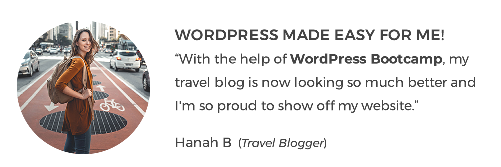 WordPress Bootcamp with AnitaM