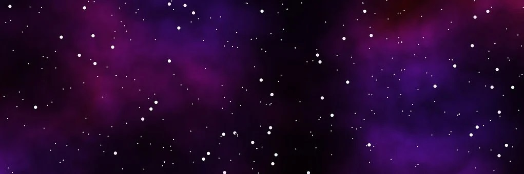 purple sky with stars