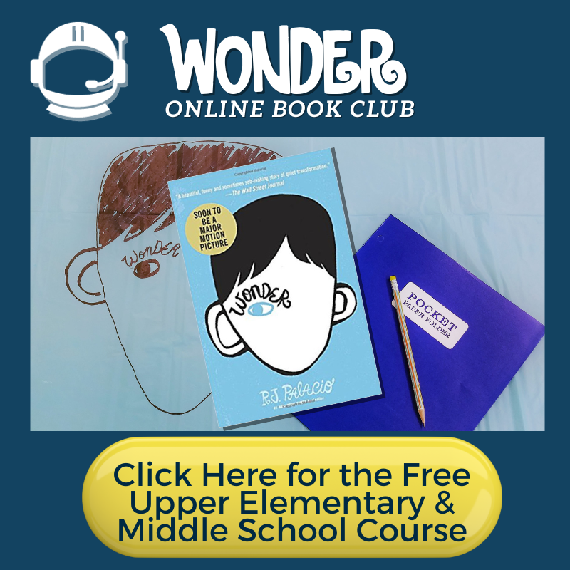 Wonder Online Book Club  - Free at Literary Adventures for Kids