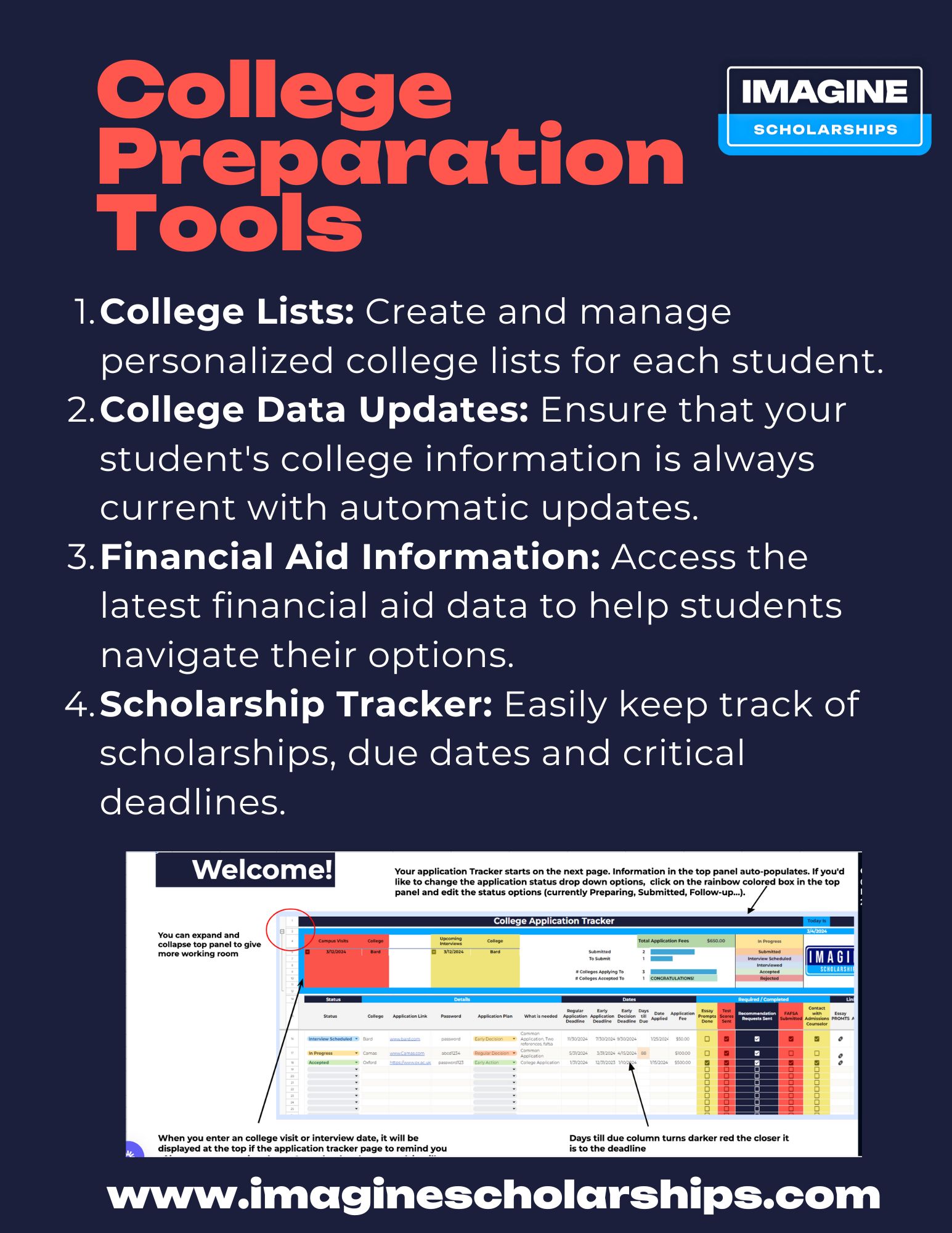 College Preparation Tools