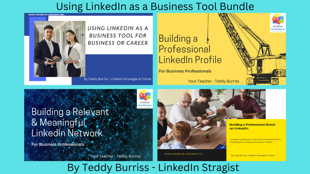 Teddy Burriss - LinkedIn Training - Using LinkedIn as a Business Tool