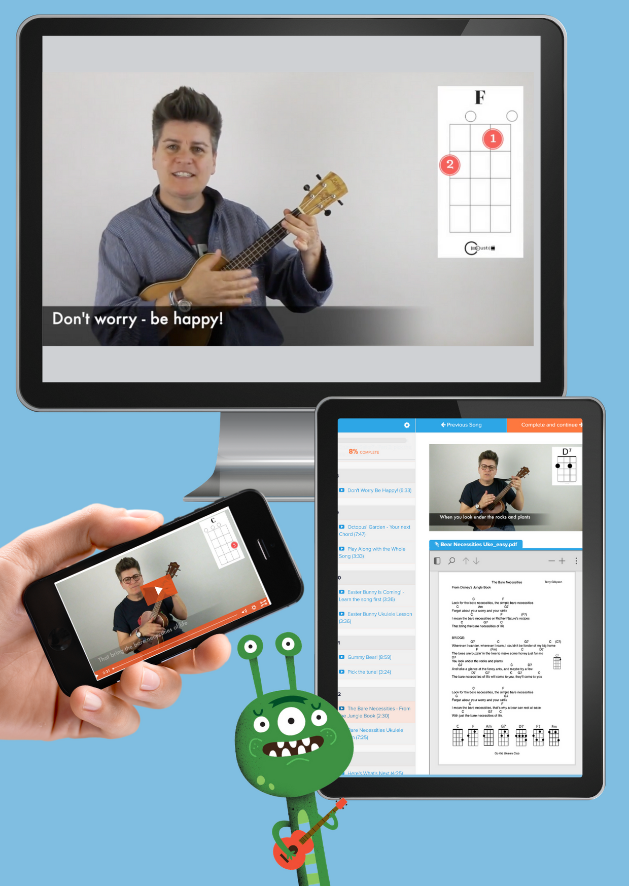 ukulele video tutorials Al Start
