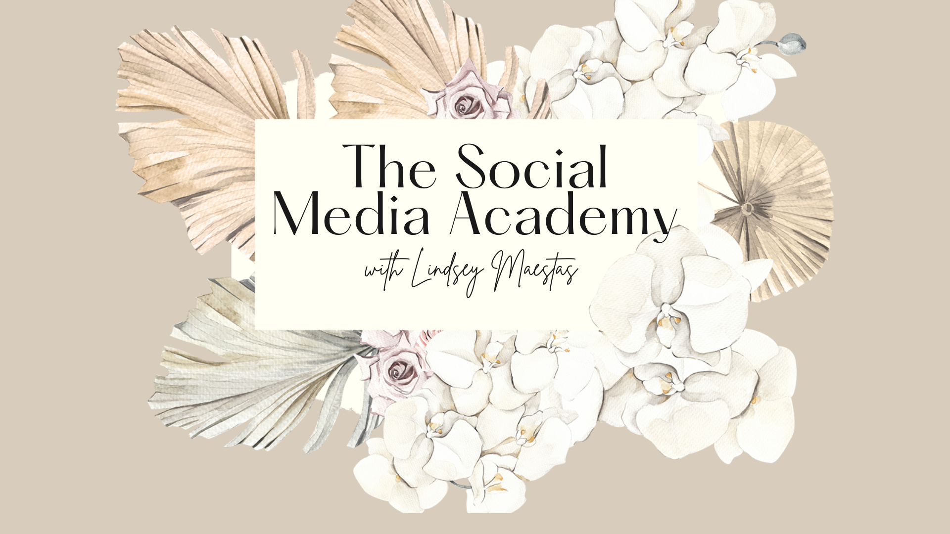 The Social Media Academy with Lindsey Maestas