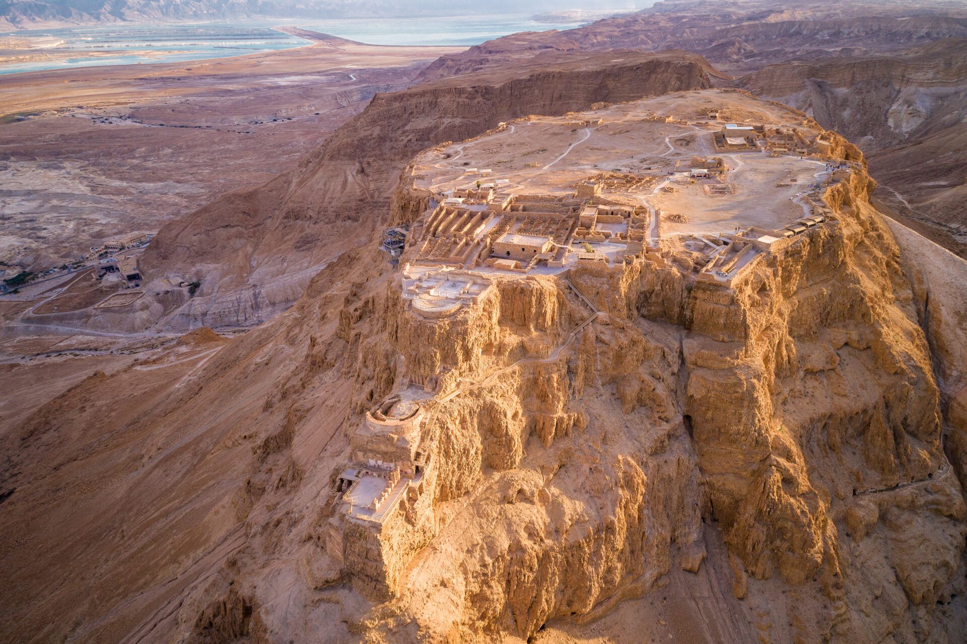 Masada Fortress near the Dead Sea